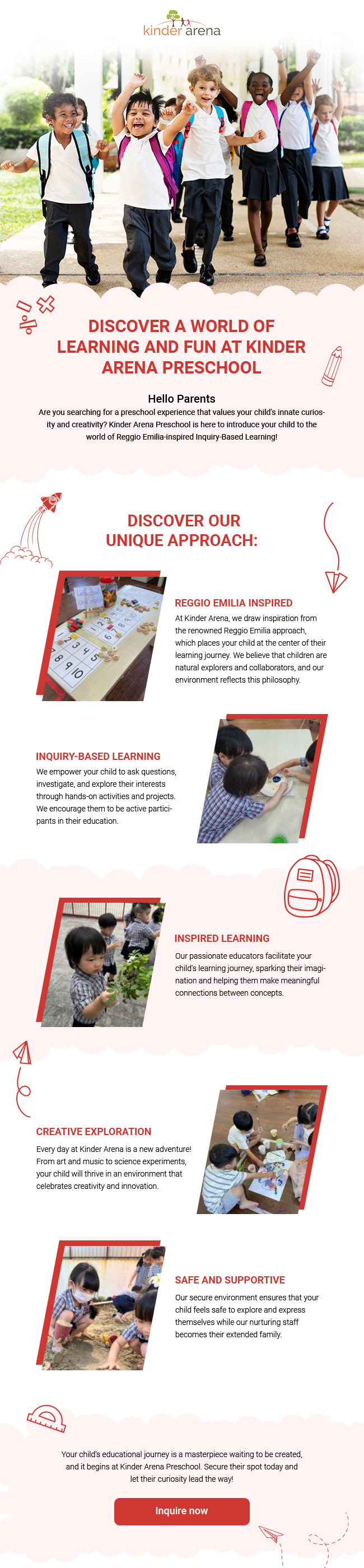 Kinder Arena Discovering A World of Learning and Fun at Kinder Arena Preschool