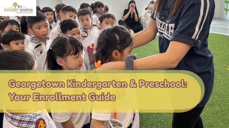 Students lining up for enrollment in kindergarten and preschool