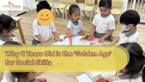 4 years old Children is training on social skills at their golden age