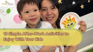 A mother showing Simple After-Work Activities to Enjoy With her Kid